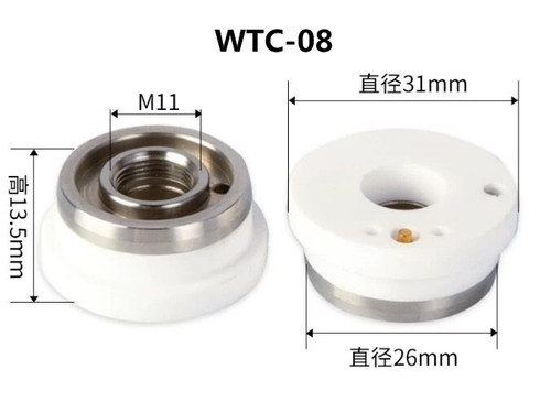 万顺兴NC63钋镭D31陶瓷环适用于WTC-08 陶瓷体 H13.5   M11