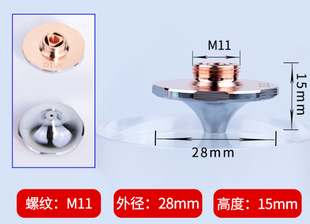 邦德B款 d1.2C 01DR 大族FU BD28 DC28六角高速双层喷嘴