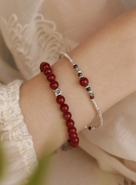 925银转运珠紫金砂手串