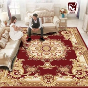 Phong cách châu Âu phòng khách bàn cà phê thảm dễ thương sofa nhà phòng ngủ đầy đủ cửa hàng phòng cưới mat đỏ thảm có thể được rửa tay - Thảm