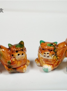 小摆件客厅园林陶瓷仿古