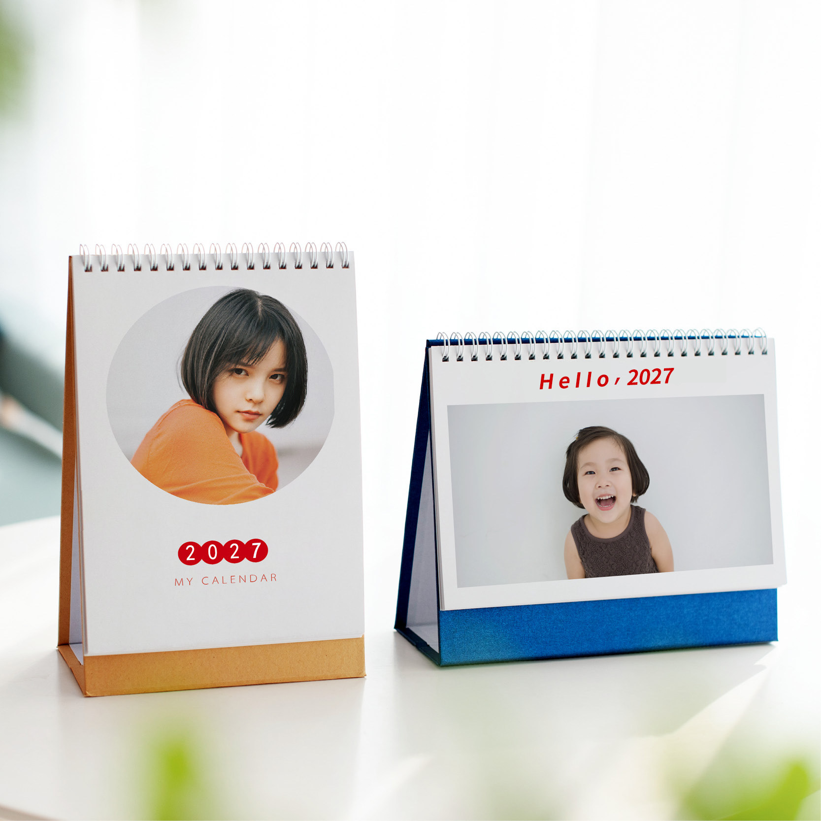 喜悦造物2027年照片台历定制来图自制纸日历diy创意打印年历定做
