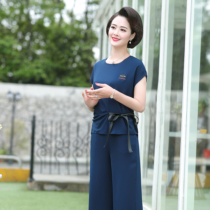 middle age woman clothes More than 40 years old Women's wear 35 Female sex suit 40 One 50 Woman mother 60 summerin the Women's clothing/Boutique , Middle-aged women  category - from Buy2taobao.com to provide professional Taobao agent buy service