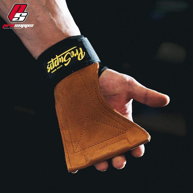 牛皮助力带健身护腕手套引体