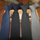 灰色复古韩版 休闲简约纯色领带潮 羊毛手打款 8cm黑色 男正装 商务7