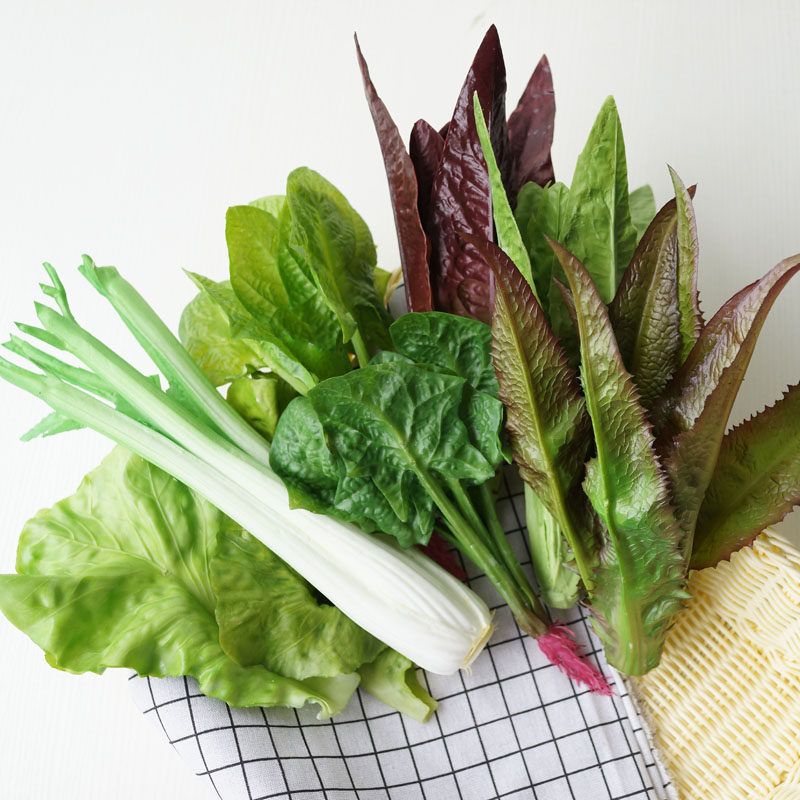仿真西芹菠菜油麦菜生菜叶假蔬菜模型 lmdec蔬果饭店厨房装饰道具,家居饰品,仿真水果,淘宝优惠券,粉丝福利购,淘宝优惠卷