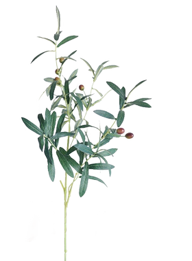 客厅绢花家居饰品创意橄榄叶
