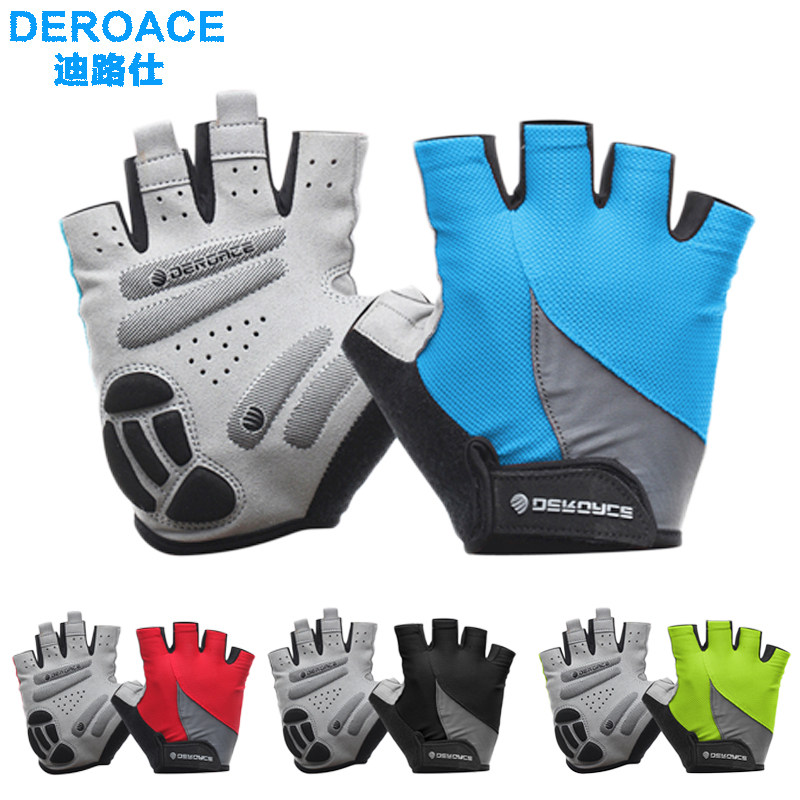Gants pour vélo mixte DEROACE - Ref 2247450 Image 1