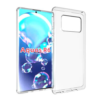 适用 SHARP 夏普Sharp AQUOS R6 透明硅胶 R6G 手机壳 SH-51B 保护套 A101SH SH-M22手机套 P6 保护壳软壳 膜