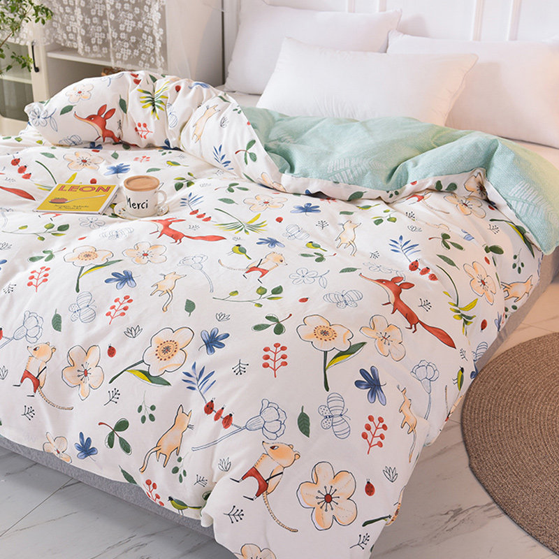 fresh pure cotton Quilt cover 200x230 winter Quilt cover singleton Single 1.5mx2 rice 180x220 Summer thick sectionin the Bedclothes , Quilt  category - from Buy2taobao.com to provide professional Taobao agent buy service
