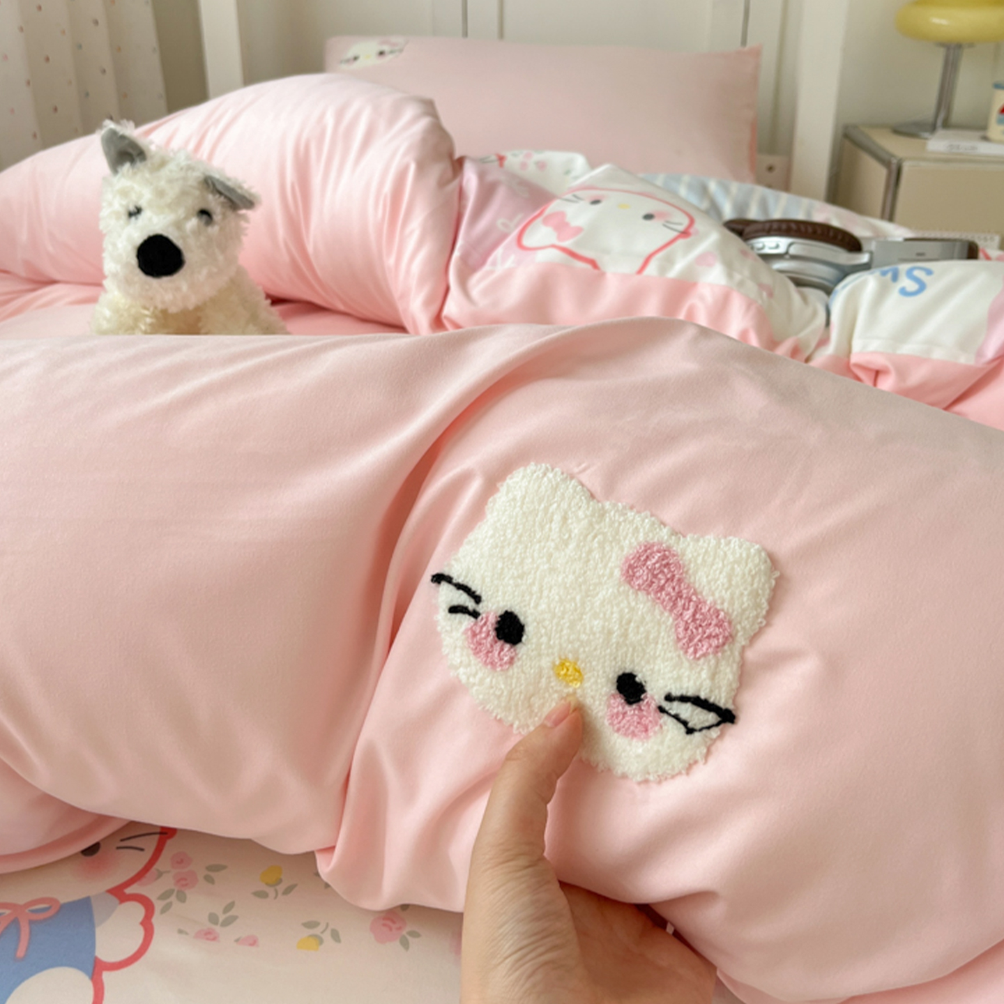 女孩子学生单人床三件套床上用品