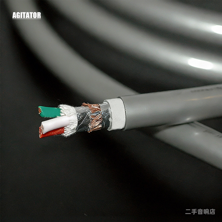 Agitator音响hifi电源线发烧级散线功放电源专用连接线无氧铜3芯