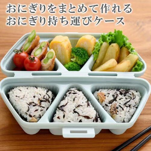 正惠6格三角饭团盒饭团模具一次性可做6个也可当便当用的饭团盒