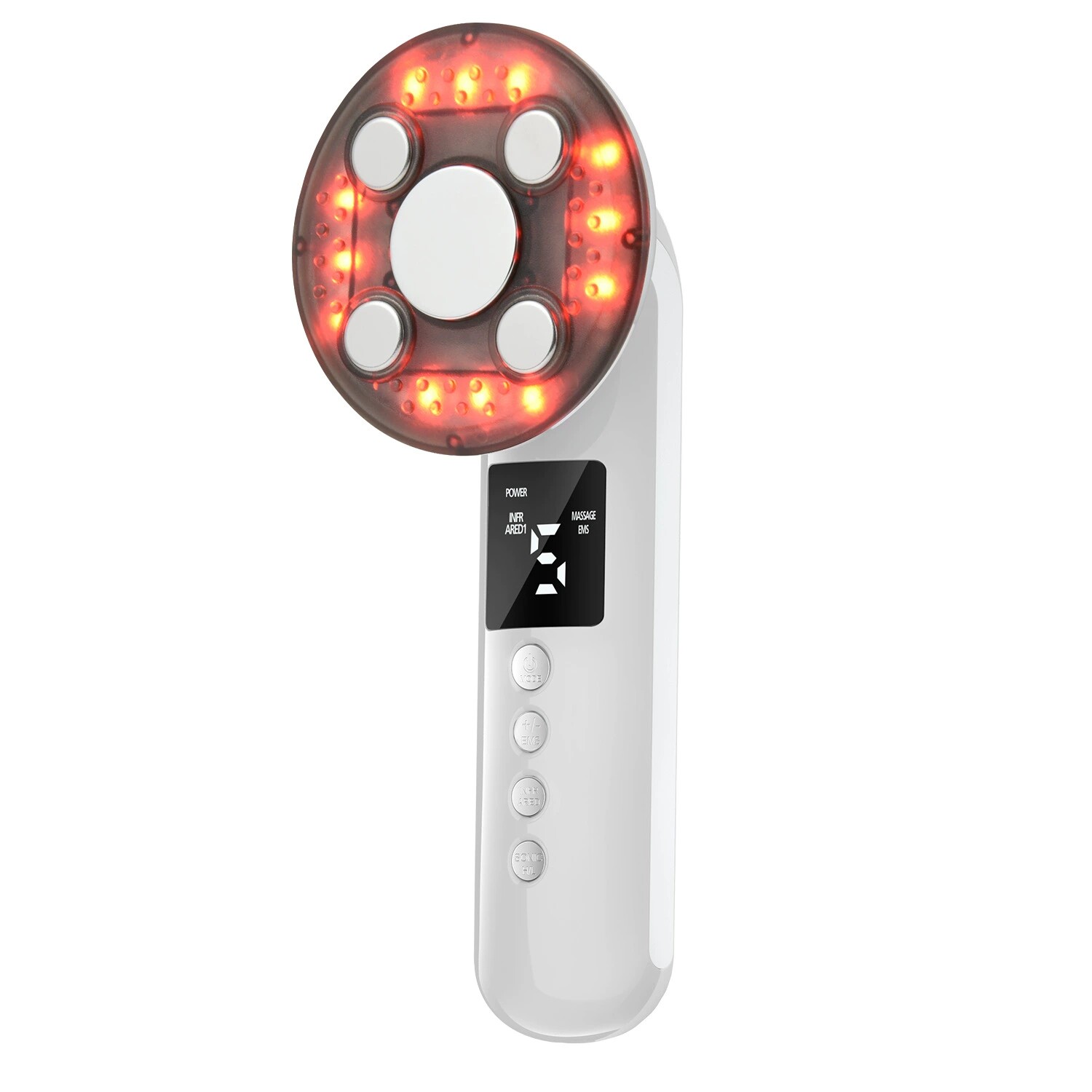 跨境新款充电三合一超声波精华导入仪器EMS微电流纤体美体美容仪