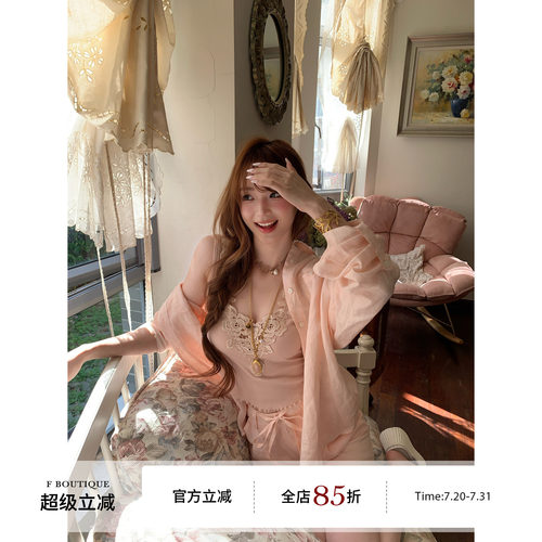 F boutique「LP*老钱风」60亚麻40来赛尔长袖衬衫+高腰绑带短裤