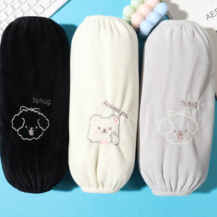 套女长款 成人学生羽绒服上班家务工作护袖 新款 秋冬季 头 防污套袖 袖