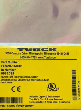 图尔克模块 FEN20-16DXP  订货号6931089询价