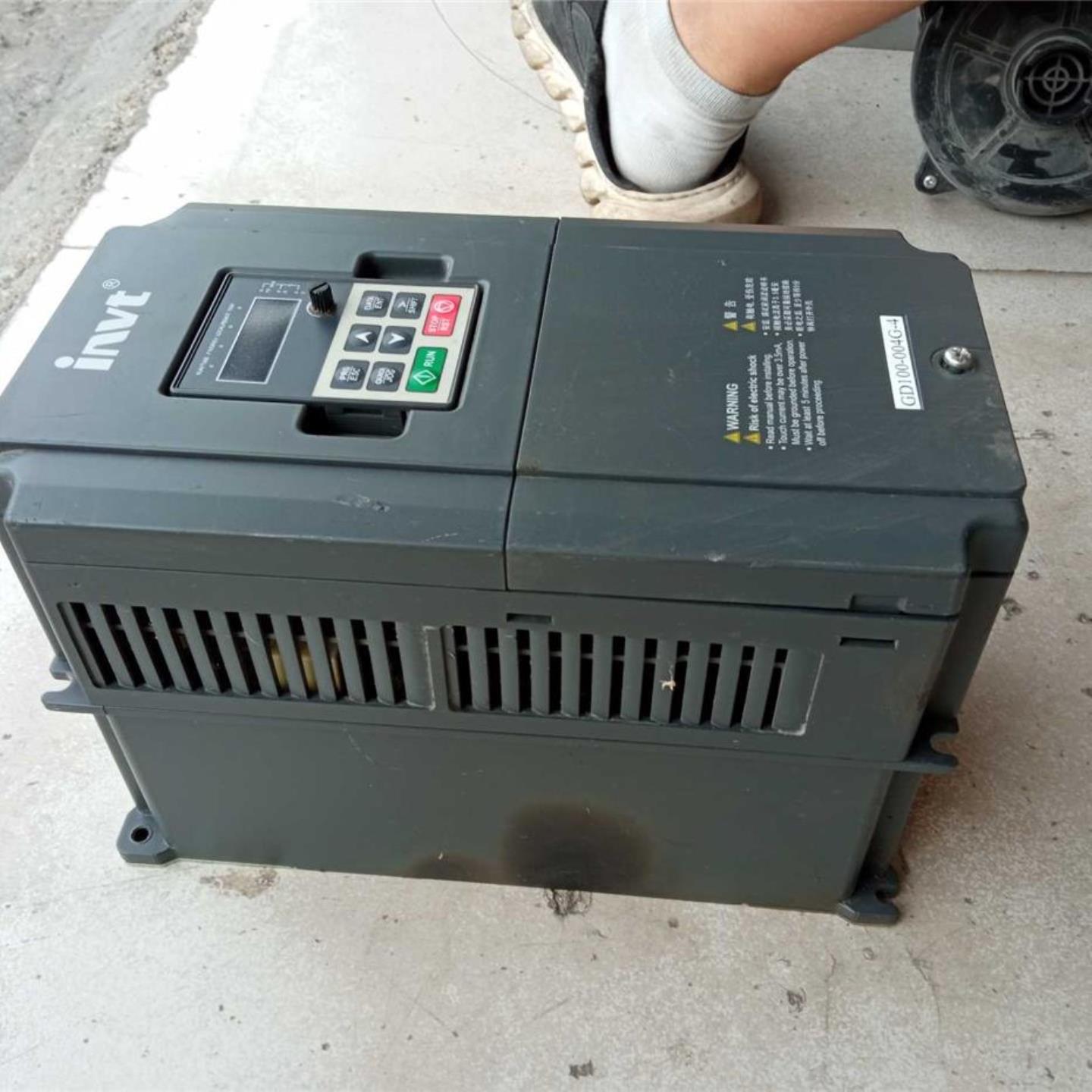 英威腾变频器GD100 4KW 380V拆机包好成色实拍询价