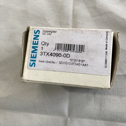 西门子输出耦合装置 继电耦合器3TX4090-0D端子模块询价