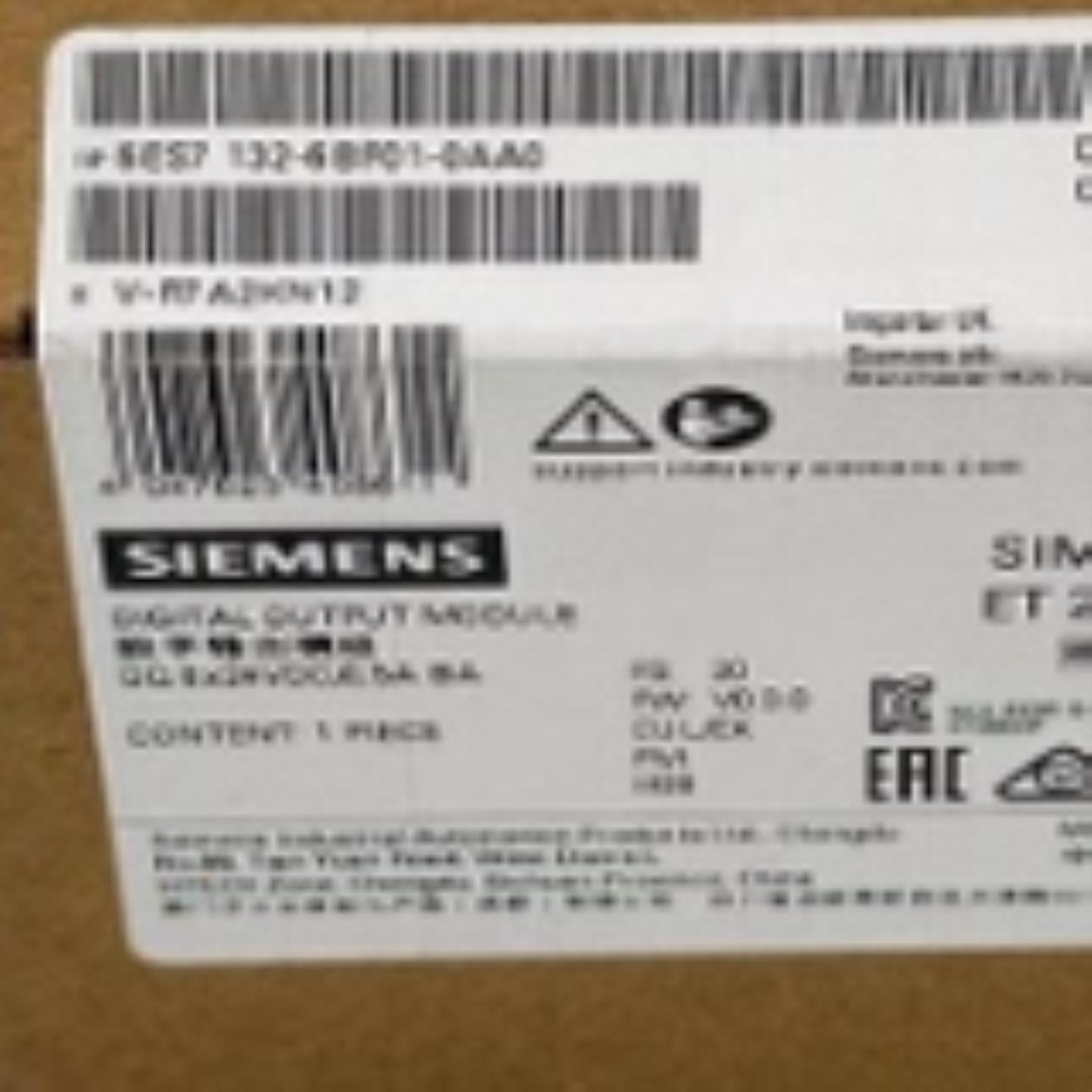 西门子ET-200 6ES7132-6BF01-0AA00BA0数字模块6ES71326BF61询价