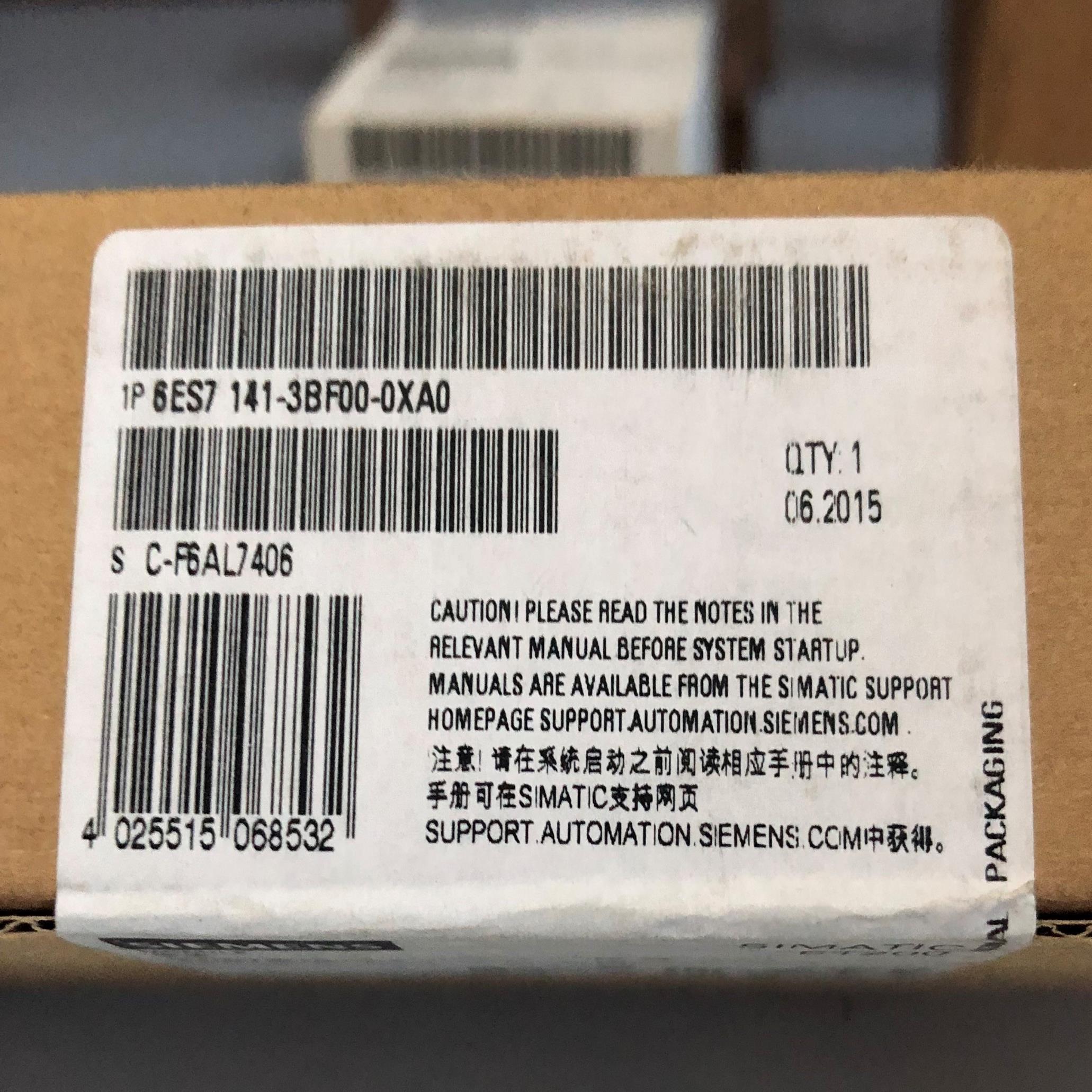 6ES7141-3BF00-0XA0西门子ET200ECODP IO模块 6ES71413BF000X询价