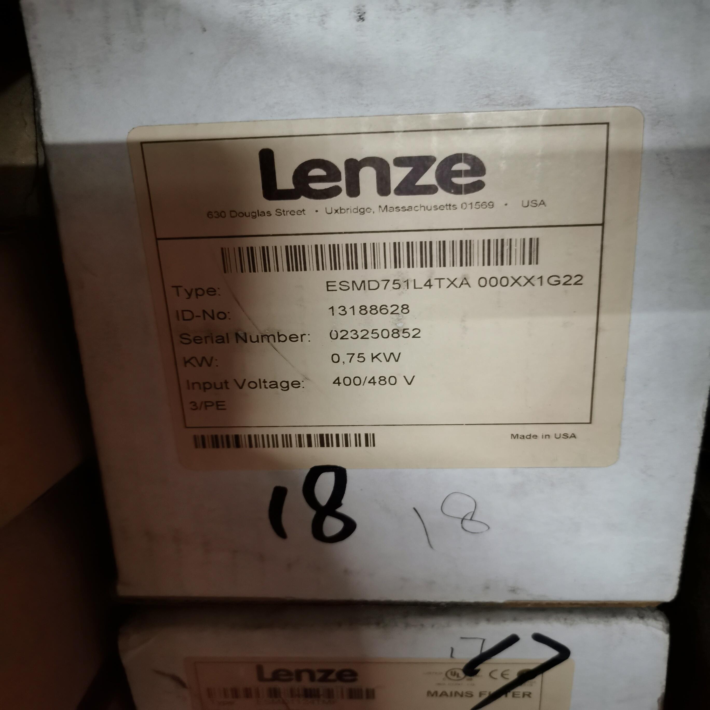岚岚机械LENZE伦茨变频器ESMD751L4TXA 380v 0询价