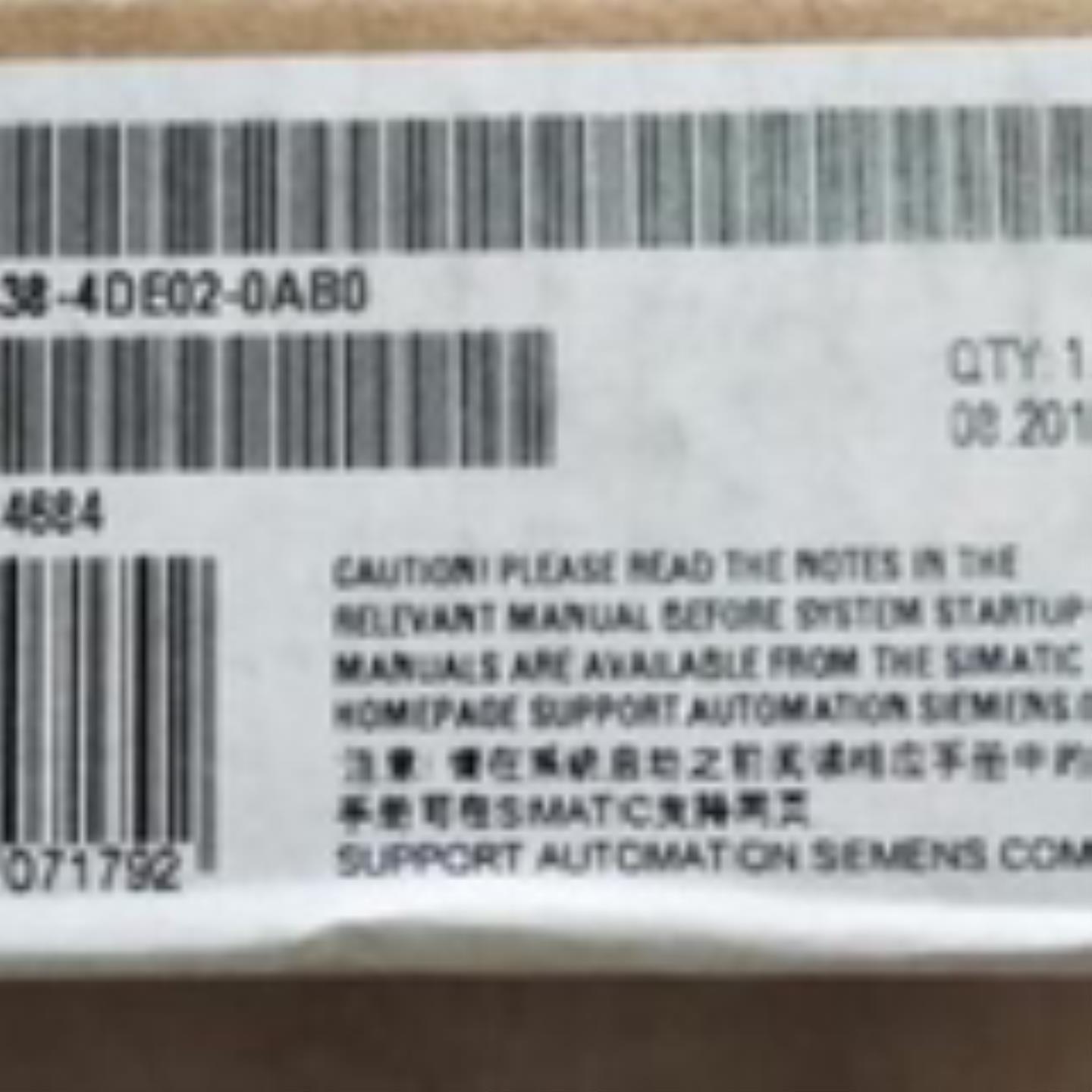 全新6ES7138-4DE02-0AB0西门子ET200S电子模块6ES71384DE020A询价