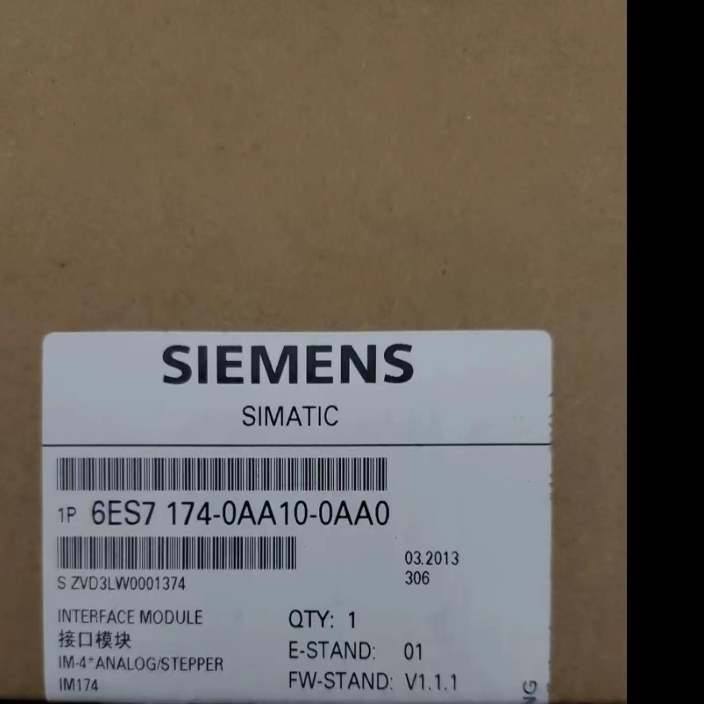 6ES7174-0AA10-0AA0西门子 IM 174 PROFIBUS模块6ES71740AA1询价