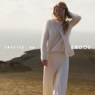 一字领女士拉绒套衫 ERDOS×swaying联名系列