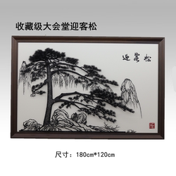 芜湖铁画 迎客松 纯手工 高端商务收藏礼品 合肥实体店