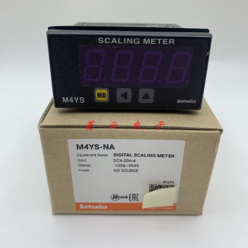 正品奥托尼克斯 回路供电数字缩放 电流电压表 M4NS-NA M4YS-NA