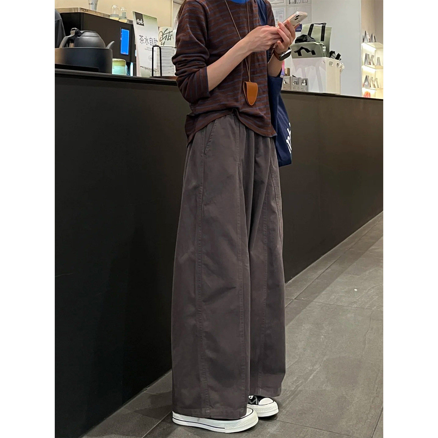 NEXT Renmei秋季裤子女2026新款今年流行爆款工装裤慵懒风大码胖m