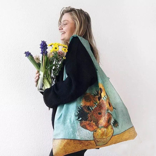 loqi梵高名画艺术时尚环保购物袋