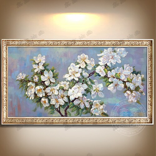 苹果花壁画价格 苹果花壁画图片 星期三