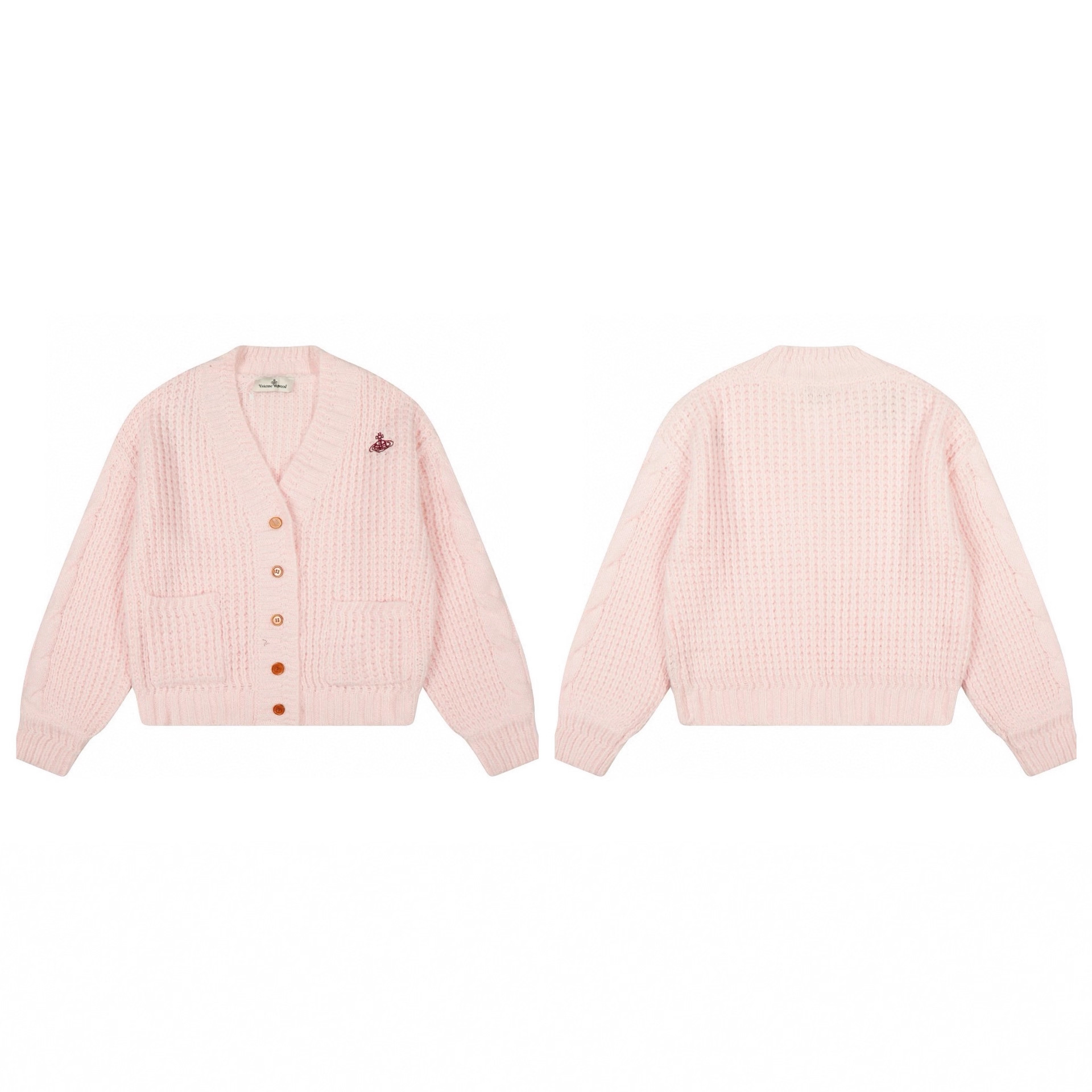 2025西太后土星秋季新款VIVIv领开衫修身小众休闲甜美可爱学院风