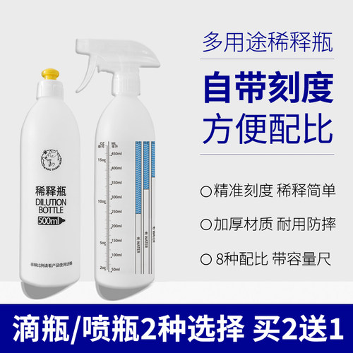 旺尚喵多用途带刻度稀释瓶1：40