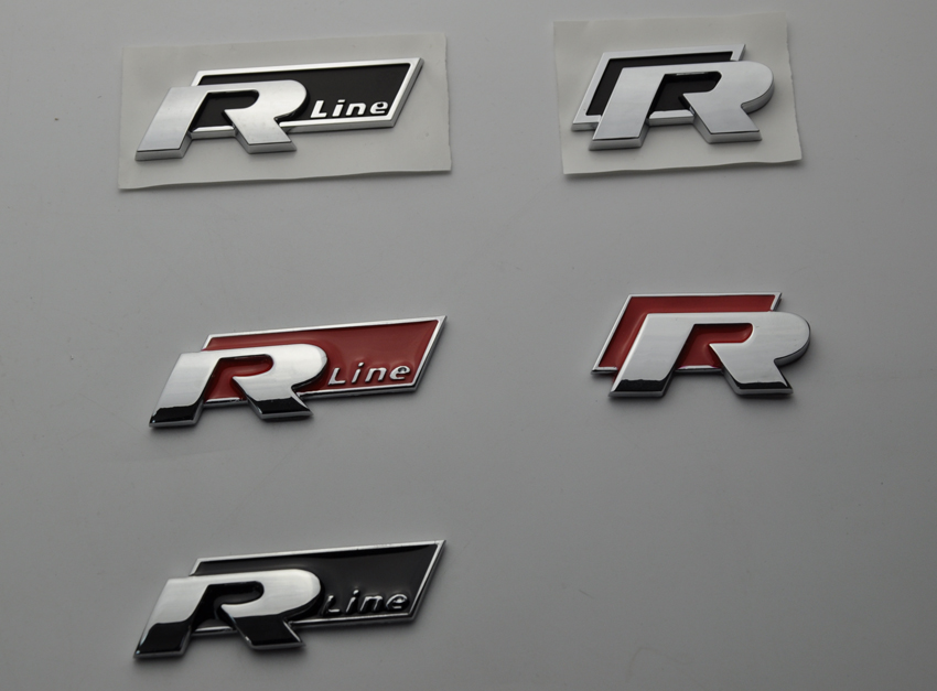 rline金属车标贴标工艺不锈钢