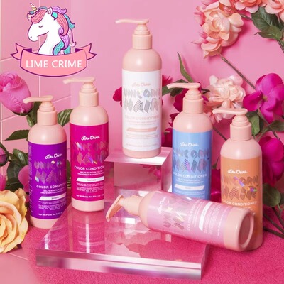 Lime Crime独角兽固色洗发水染后护色专用官网补色锁色柔顺洗发水