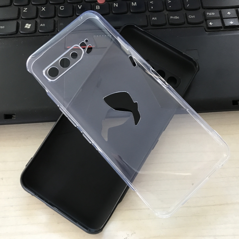 适用Asus华硕ROG Phone 3 III Strix透明ZS661KS手机壳保护套前膜