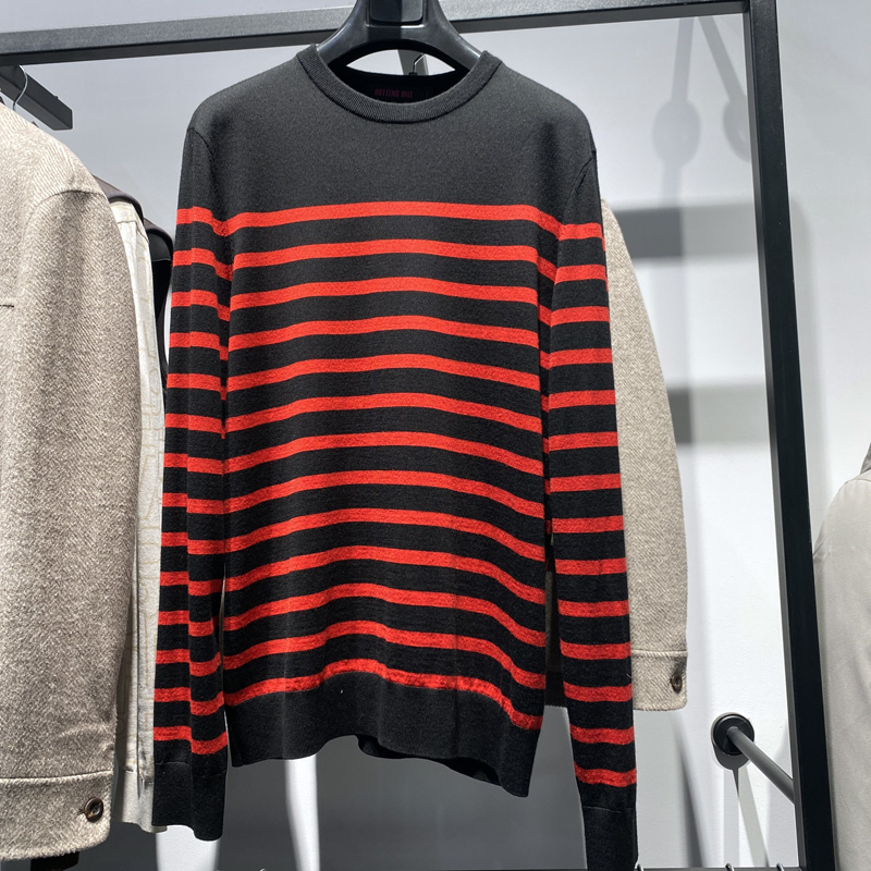 限时折扣纯羊毛衫毛衣男士秋冬新款圆领舒适亲肤保暖毛衫 诺丁山