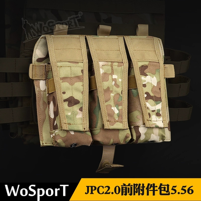 WoSporT军迷配饰JPC2.0背心前附件包5.56 通用战术装备配件三联包