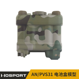WOSPOR夜视仪TAN/PVS31电池盒无功能模型战术造型COS头盔后部配件