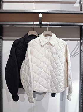 反季福利:S系列＆专柜25冬 一手长小翻领轻薄羽绒服