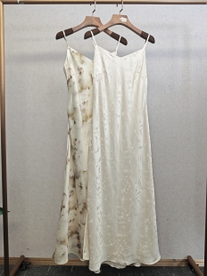 NO退换 气质暗提花收腰吊带连衣裙 235 福利 Ka系列&专柜25春款