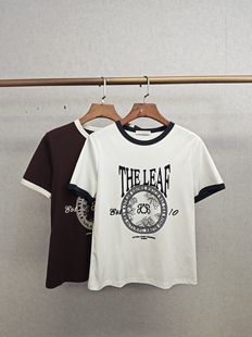 Ka系列＆专柜25秋 102 棉质休闲减龄印花T恤