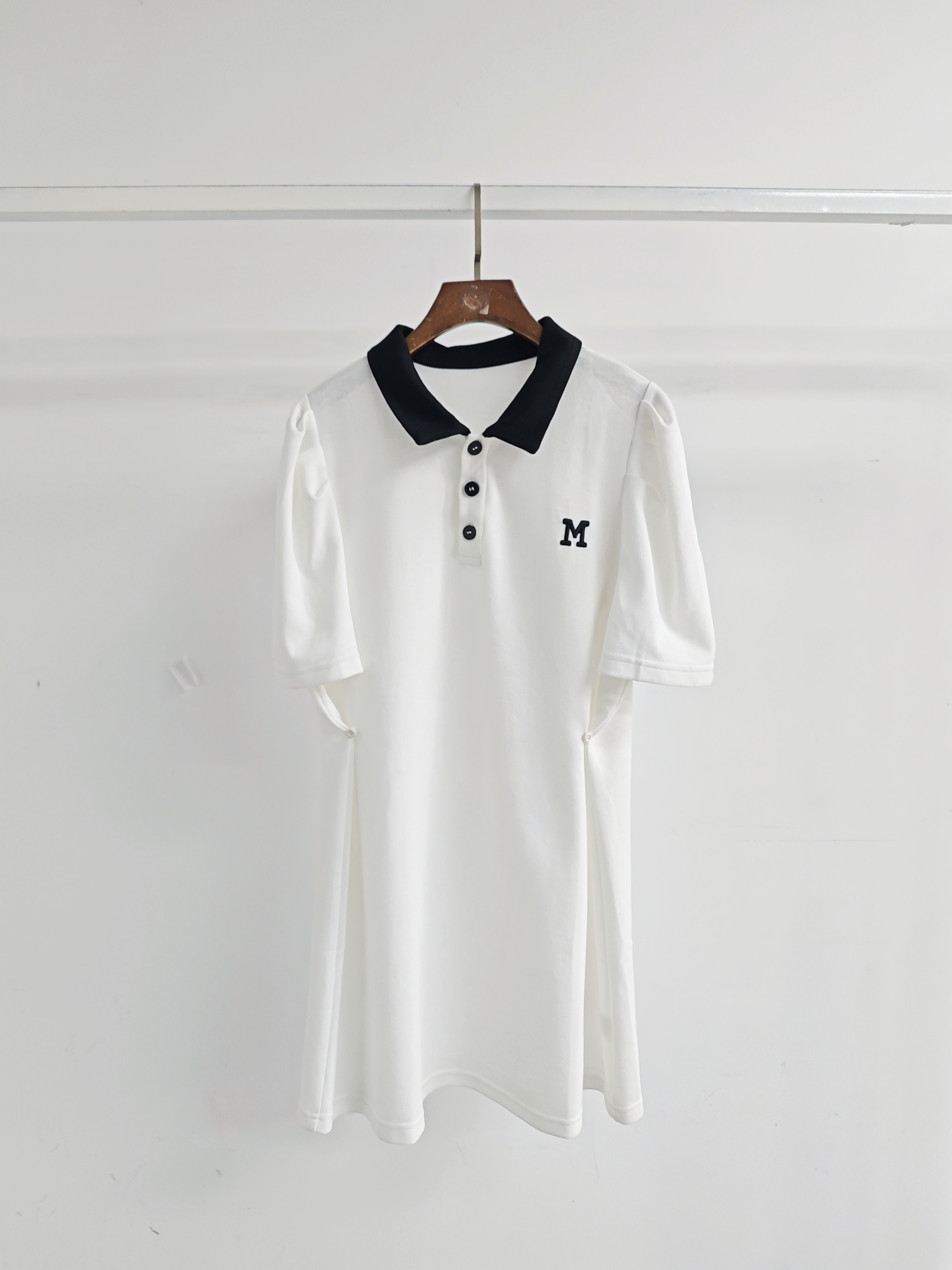 觅L＆专柜23夏款 刺绣小标 棉质polo领连衣裙（不退换）123