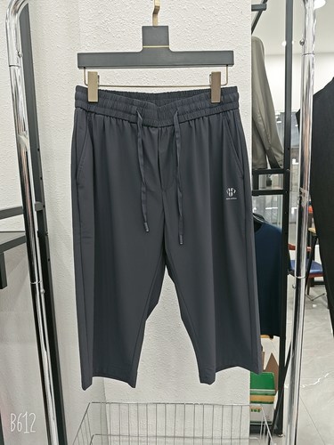 秋秋精选:男装 夏款清仓 冰丝松紧腰休闲七分裤 2U013