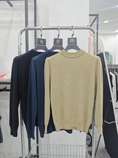 男装 半高领纯色百搭针织衫 冬款 天丝 8268 绵羊毛 秋秋精选