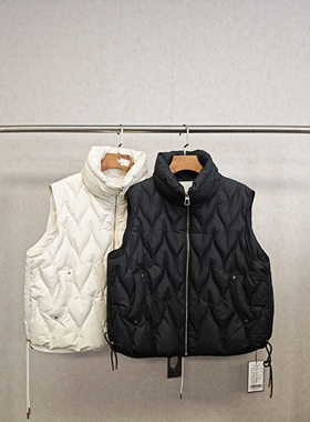大牌h专柜＆冬款上新福利 立领百搭纯色羽绒服马甲 12316