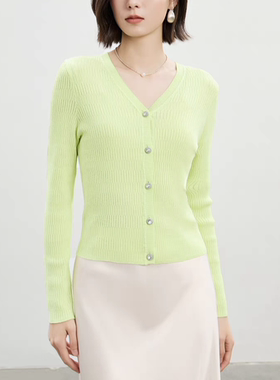 M，L码 佧 镂空修身针织衫 15172